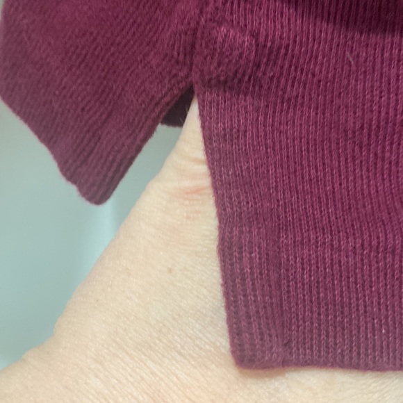 Polo Ralph Lauren 1/4 Zip Sweater Estate Rib Pullover Mens Size M Burgundy EUC - Picture 7 of 9